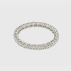 1.32卡白金全圈透光設計排鑽戒指（86020）