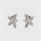 幾何設計拼鑽耳環(86014)