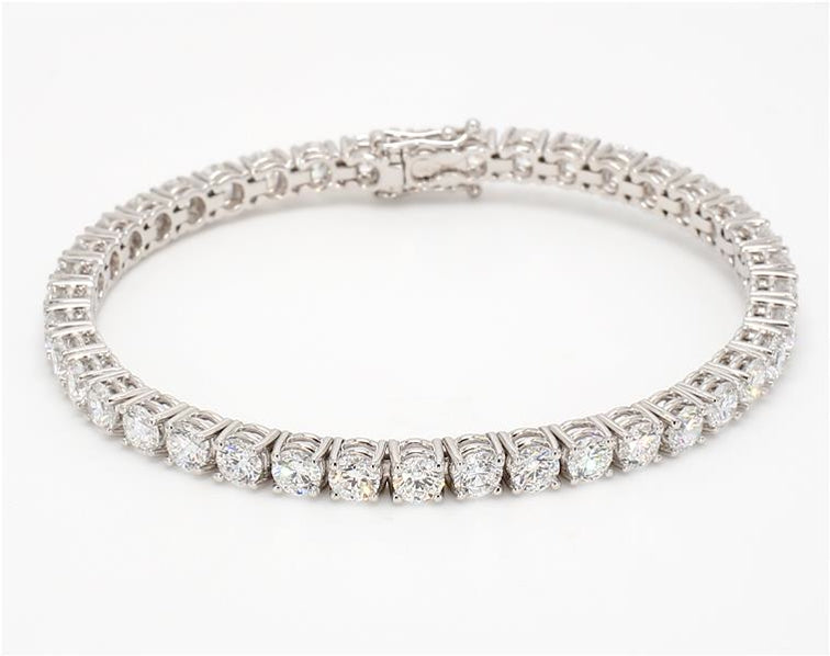 8.7卡培育鑽石滿鑽手鍊