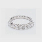 1.41卡半圈透光設計排鑽戒指（86101）