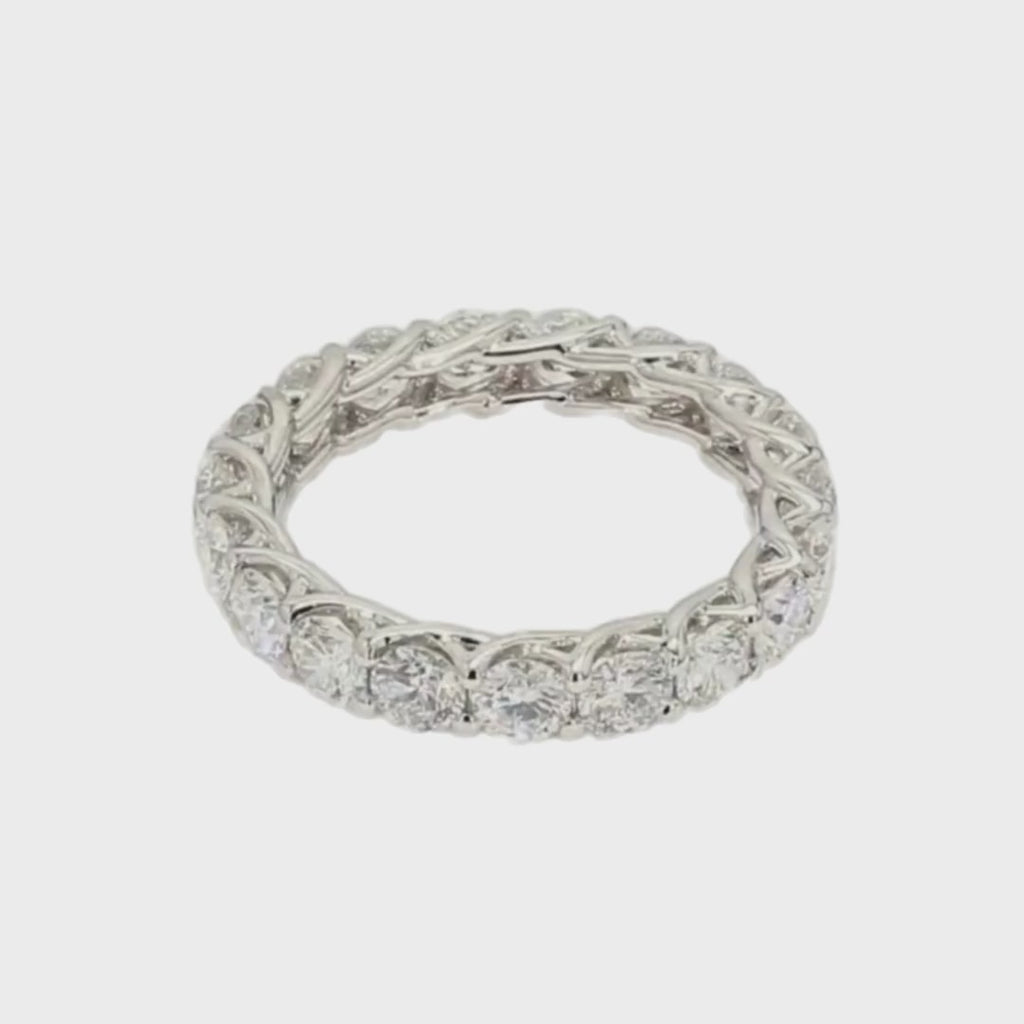 2.85卡全圈透光設計培育鑽石排戒(86022)