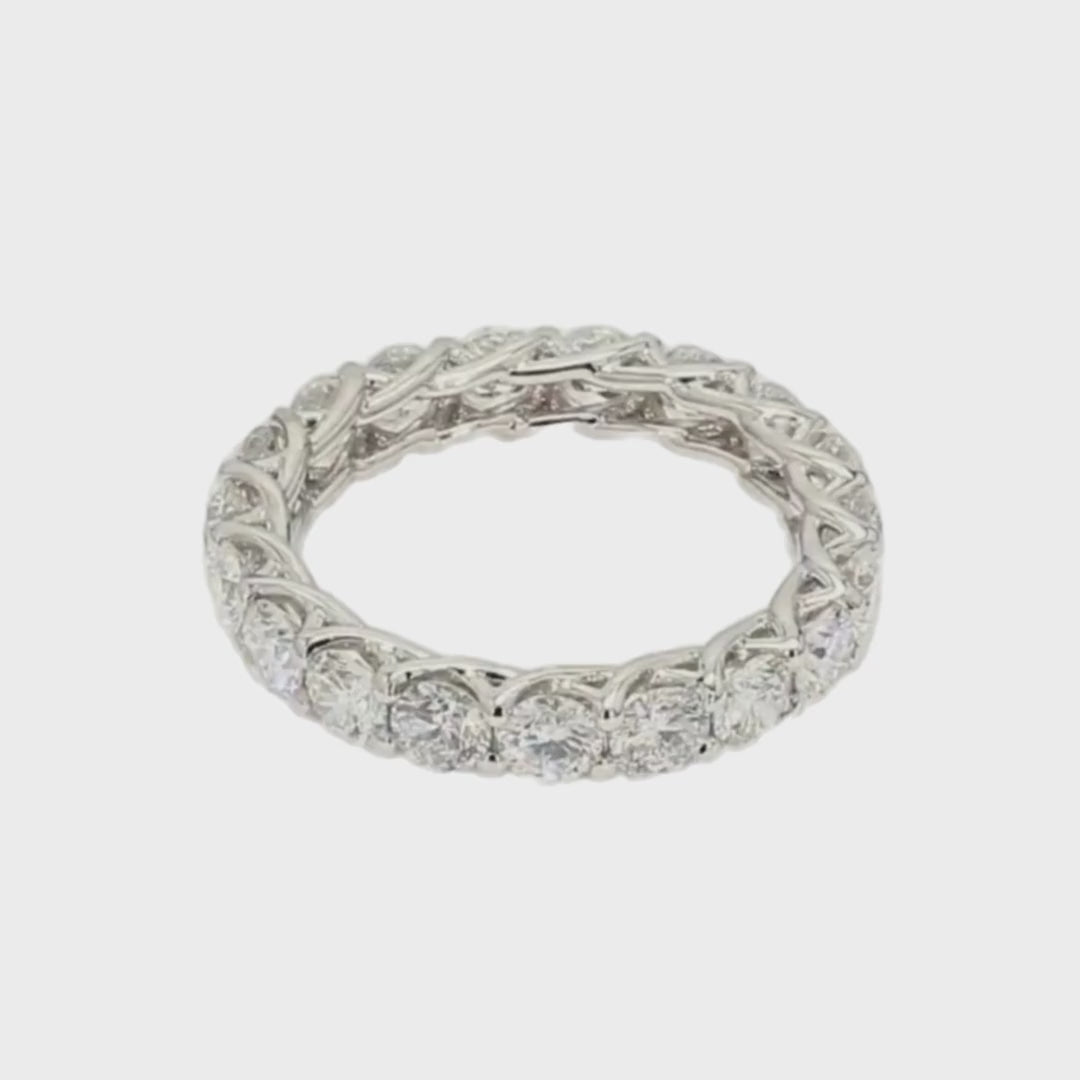 2.85卡全圈透光設計培育鑽石排戒(86022)