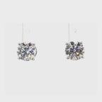 2.06卡培育圓鑽四爪耳環(86567)