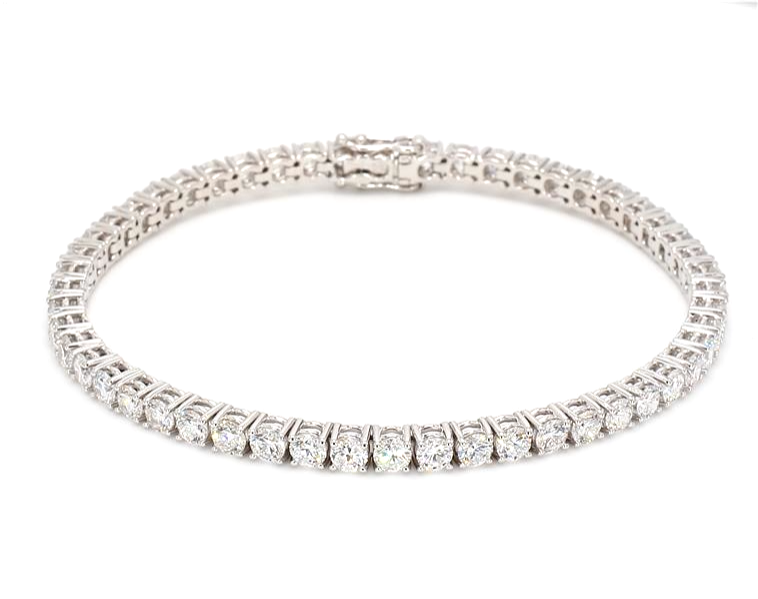 5.46卡培育鑽石滿鑽手鍊